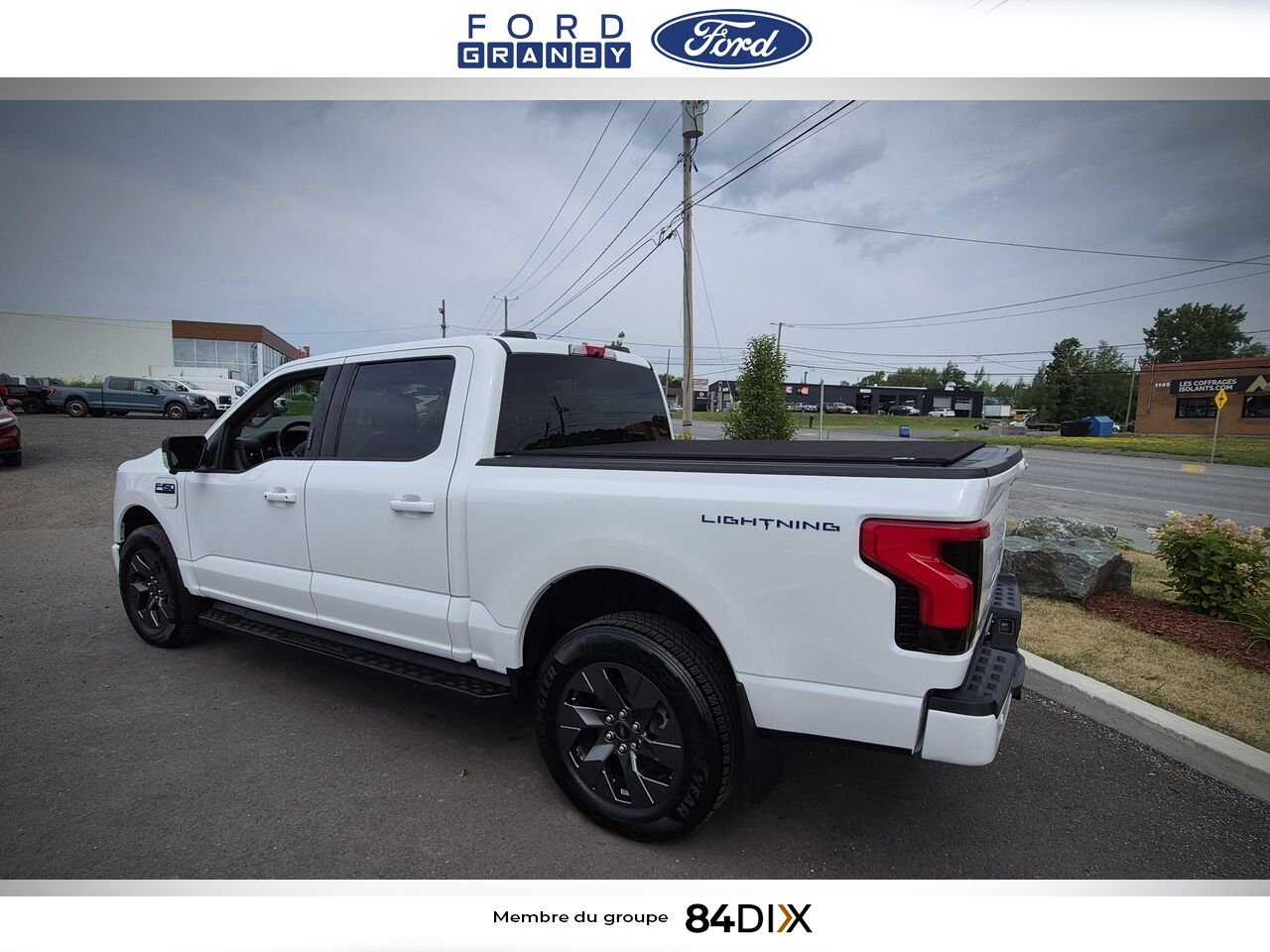 2024 Ford F-150 Lightning White Granby - photo #5