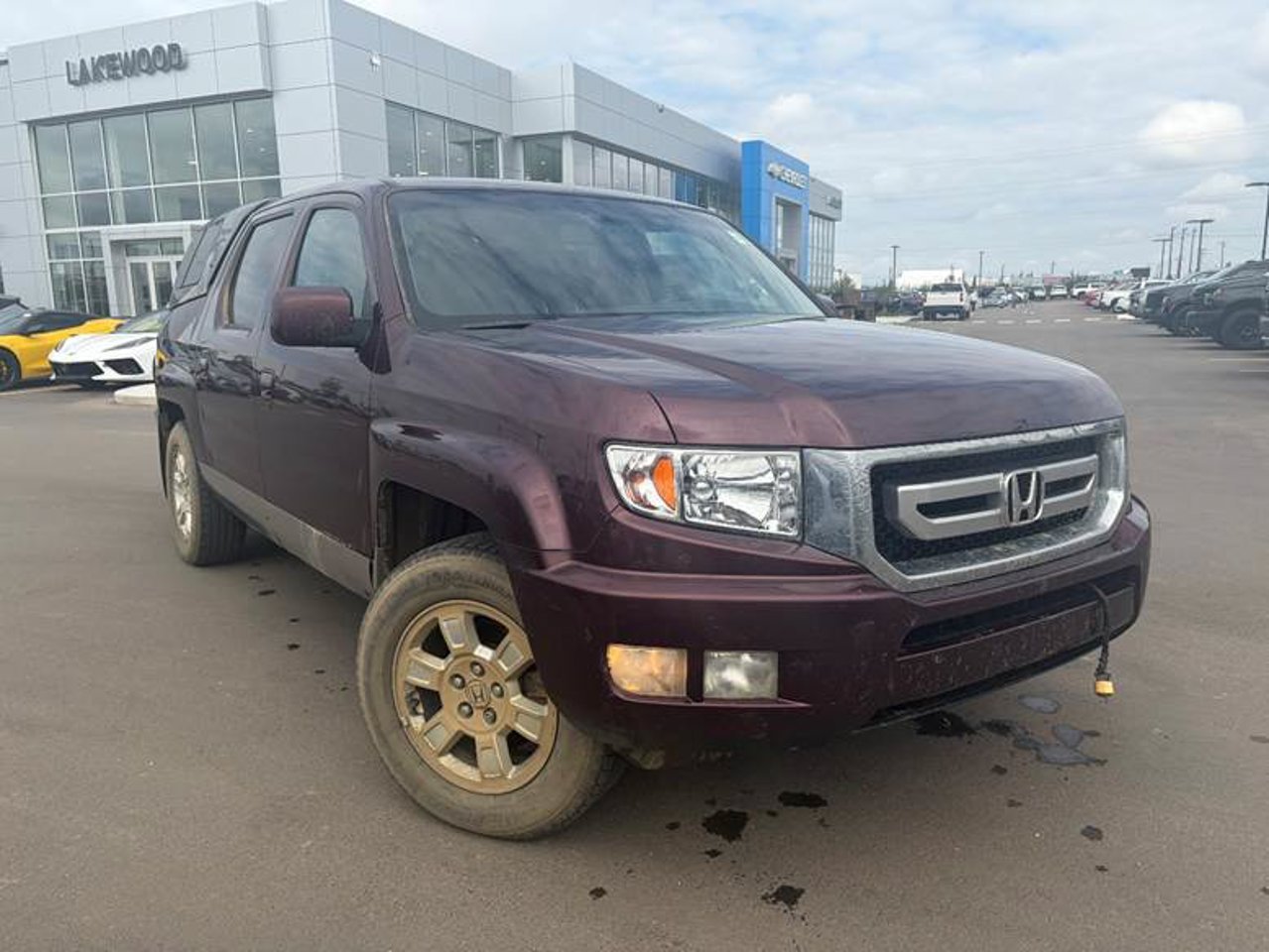 2011 Honda Ridgeline 4WD Crew Cab EX-L w/Navi Dark Cherry Pearl Sherwood Park - photo #1