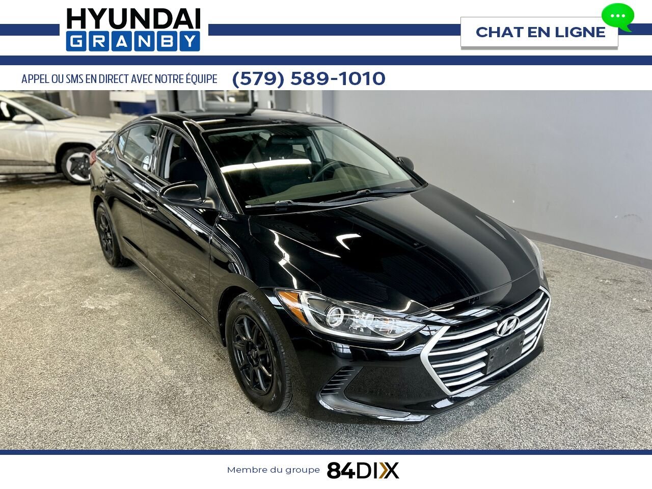 2017 Hyundai Elantra Black Granby - photo #1