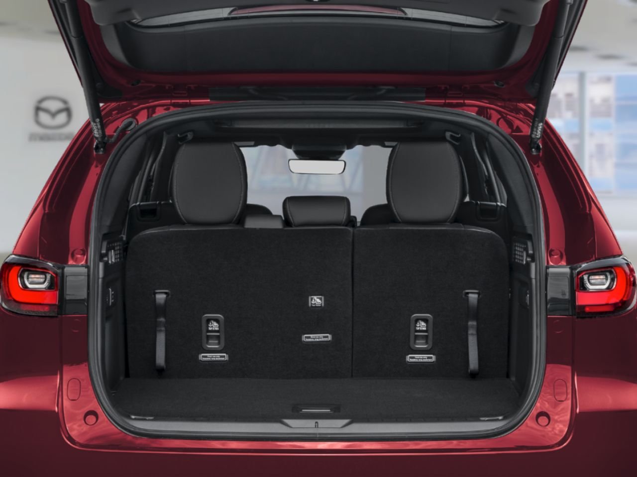Mazda CX-90 hybride rechargeable NIV JM3KKDHA9S1258030 2025 Rouge artisanal cristal métallisé Chicoutimi - photo #10