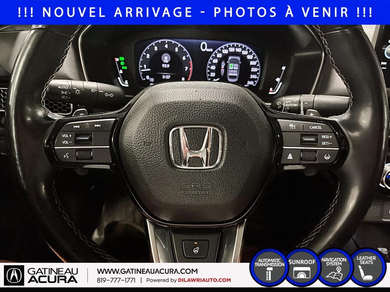 Honda Civic Touring 2022 Gris Ottawa & Gatineau - photo #12