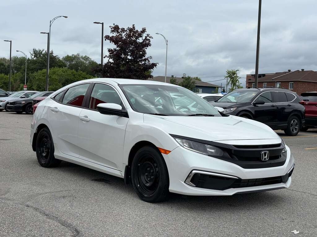 Honda Civic Sedan LX CVT 2019 Blanc Gatineau - photo #6