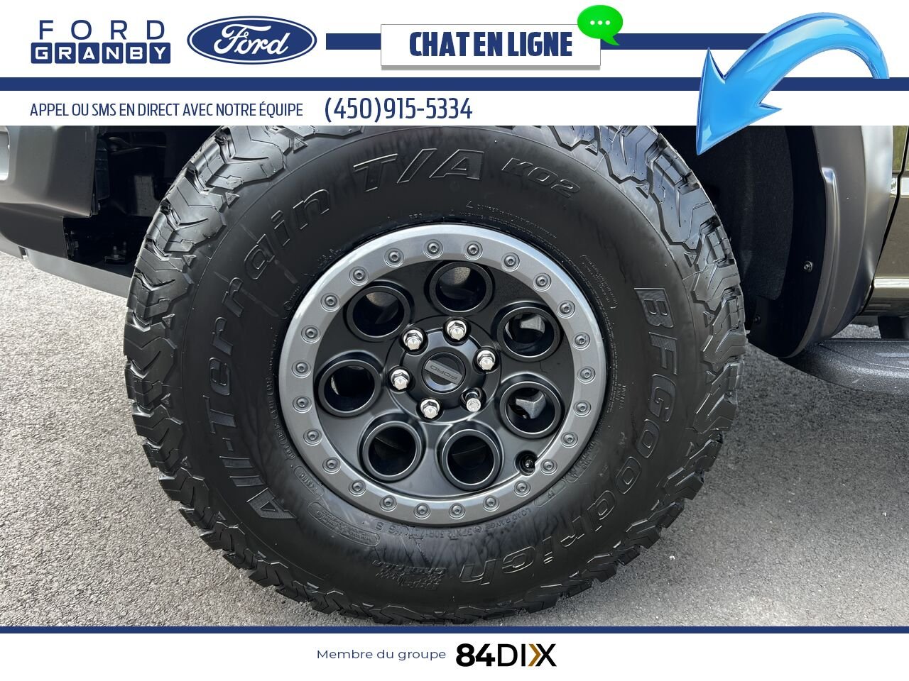 Ford F-150 RAPTOR 37 802A 2025 Vert Granby - photo #27