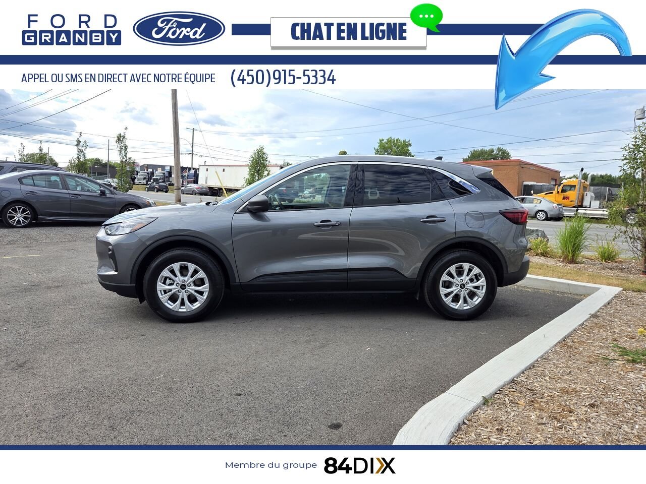 Ford ESCAPE 2024 Gris Granby - photo #3