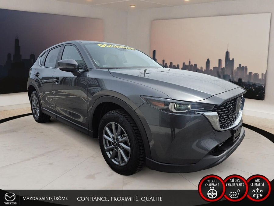 Mazda CX-5 GS | CUIR | AWD | MAGS | 2025 Gris