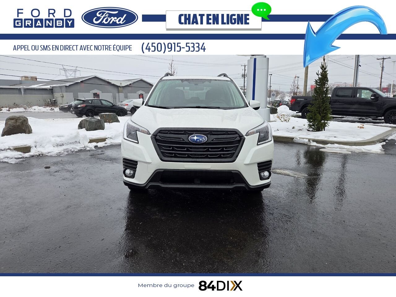 2023 Subaru Forester White Granby - photo #1