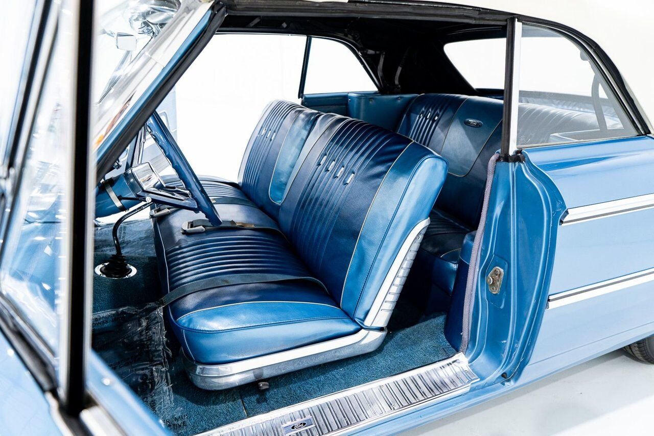 Ford Galaxie 500 *PRIX EN USD* 406 Cu In TriPower 4-Speed Convertible 1963 Bleu Montréal - photo #39