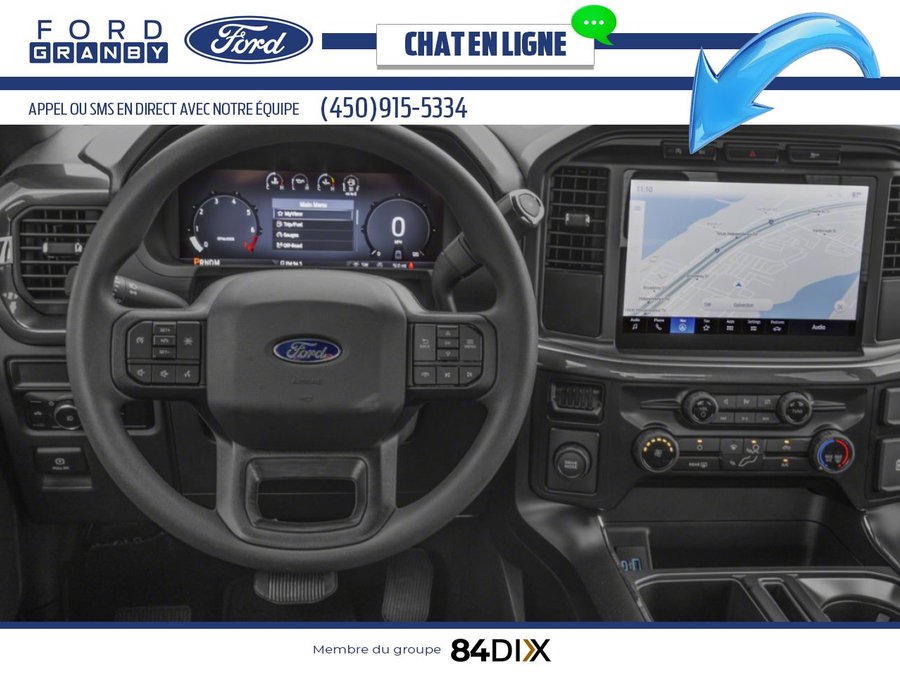 Ford F-150 STX cabine SuperCrew 4RM caisse de 5,5 pi 2025 Blanc sidéral métallisé