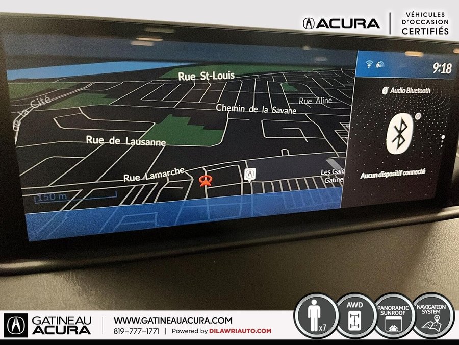 Acura MDX *** UN PROPRIO + CLEAN CARFAX *** 2022 Noir