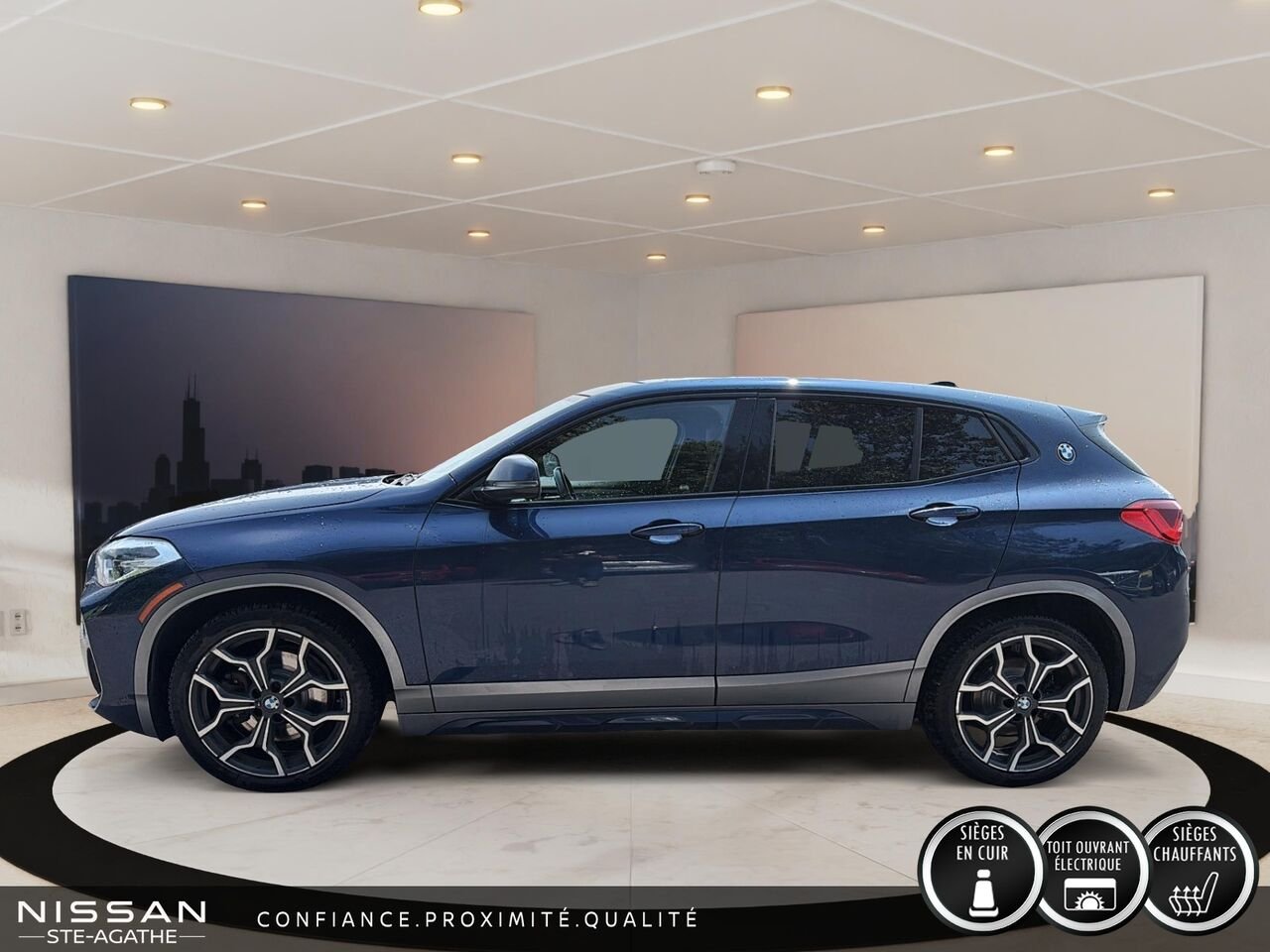 BMW X2 2020 Bleu Ste-Agathe des Monts - photo #4