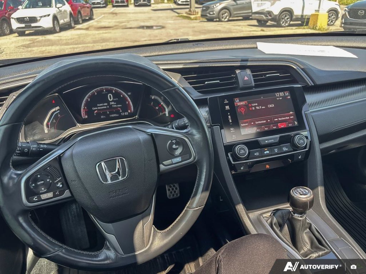 2018 Honda Civic Hatchback SHHFK7G47JU303901 Black Mirabel - photo #15