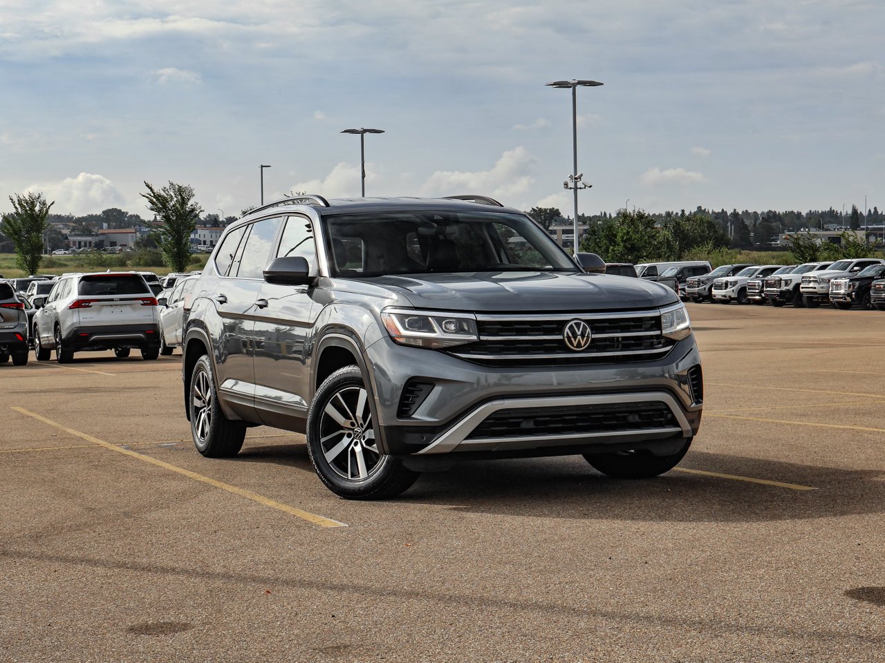 2022 Volkswagen Atlas Comfortline 3.6 FSI 4MOTION Grey Sherwood Park - photo #1