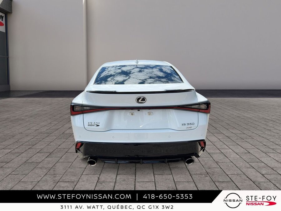 Lexus IS 350 F3 SPORT EXHAUST PERFORMANCE S6628 2025 Blanc