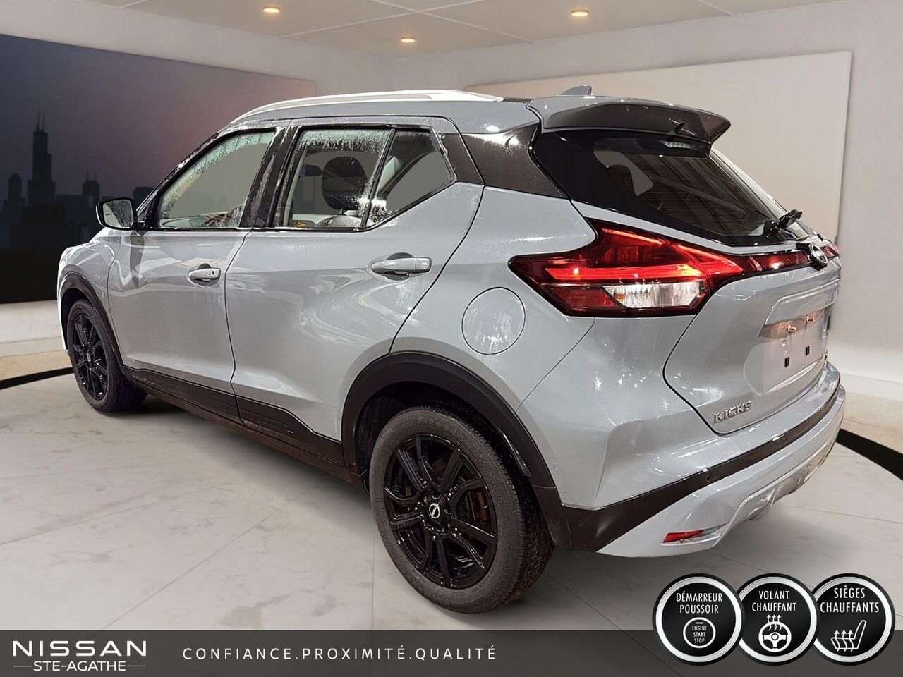 Nissan Kicks 2022 Gris Saint-Jérôme - photo #4