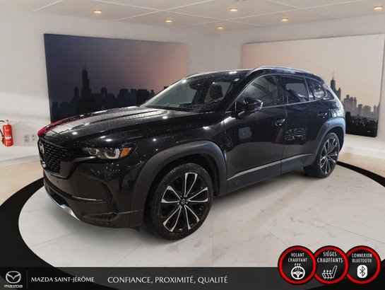 2024 Mazda CX-50 GT turbo | CUIR BRUN | TOIT PANORAMIQUE | NAVIGATION | AWD Black