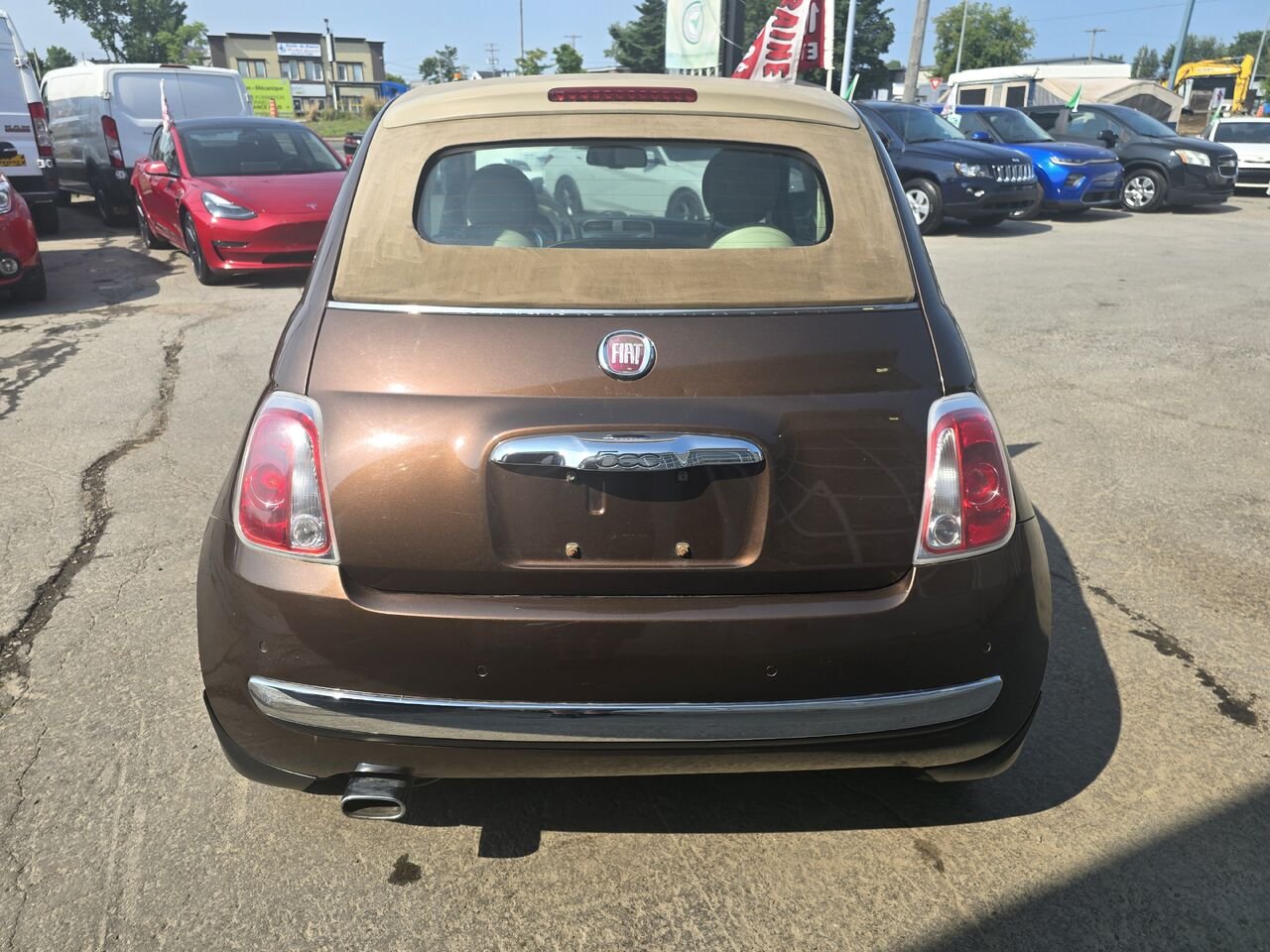 FIAT 500 2012 Brun Longueuil, - photo #3