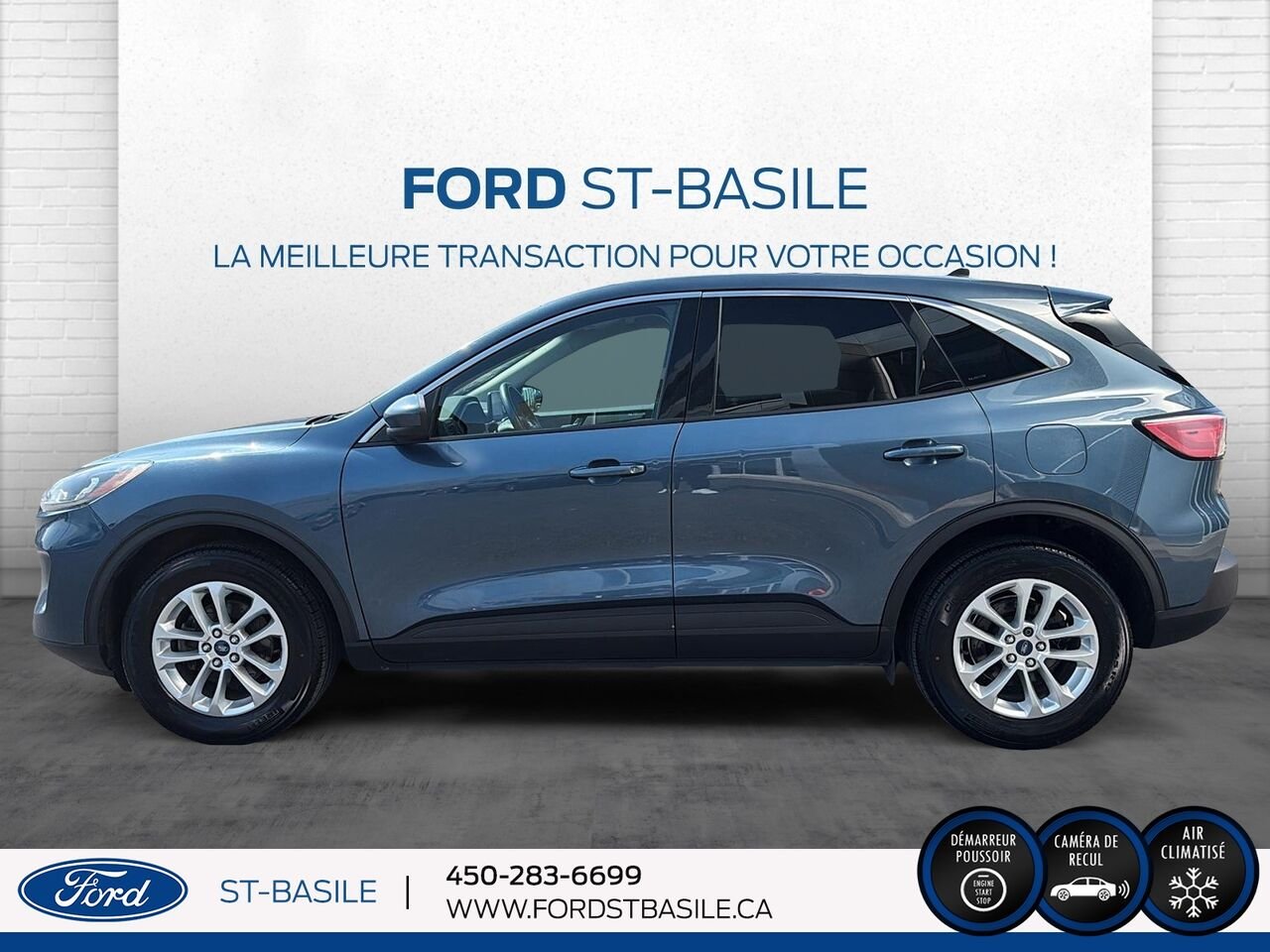 Ford Escape 2020 Bleu Saint-Basile-le-Grand - photo #2