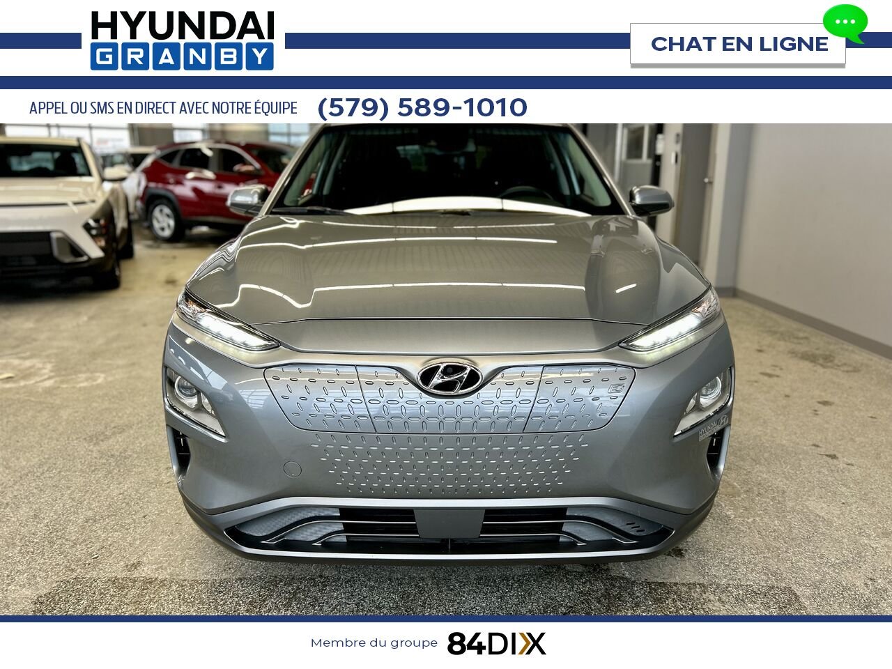 2021 Hyundai Kona Electric Grey Granby - photo #2