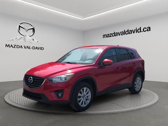 2016 Mazda CX-5 AWD 4dr Auto GS, Toit ouvrant, Commande audio au volant, Sièges chauffant Red