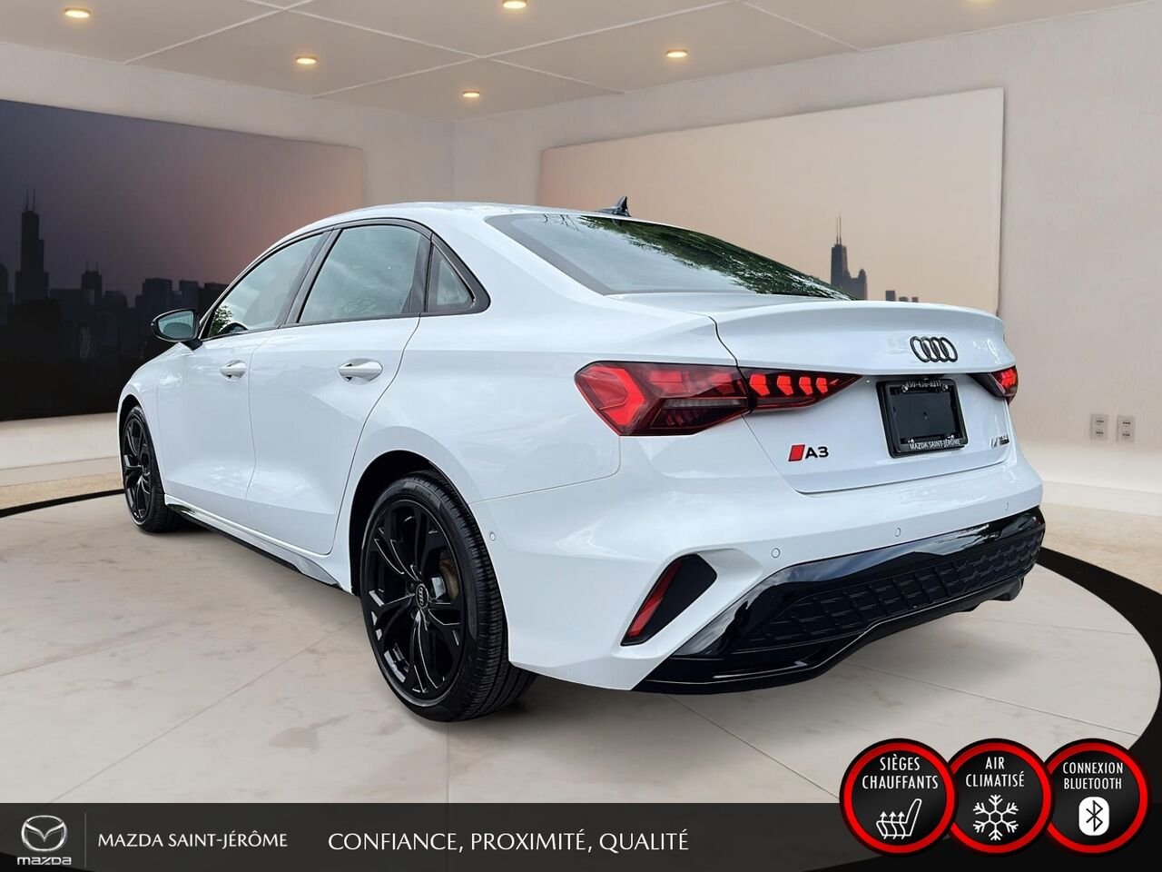 Audi A3 berline 2025 Blanc Ste-Agathe des Monts - photo #8