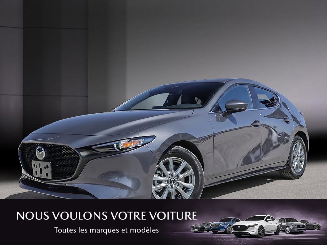 2026 Mazda Mazda3 Sport JM1BPBLL0T1885952 Machine Grey Metallic Mirabel - photo #0