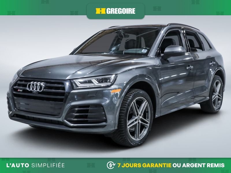 Audi SQ5 729773 | Technik AWD AUTO AC CUIR TOIT NAV MAGS CAM RECULE 2019 Gris Laval - photo #2