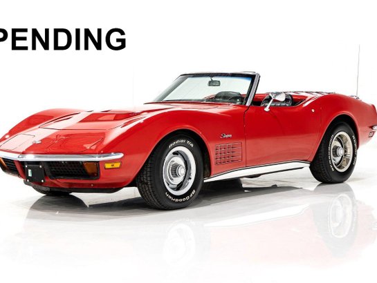Chevrolet Corvette 1971 1971 Rouge