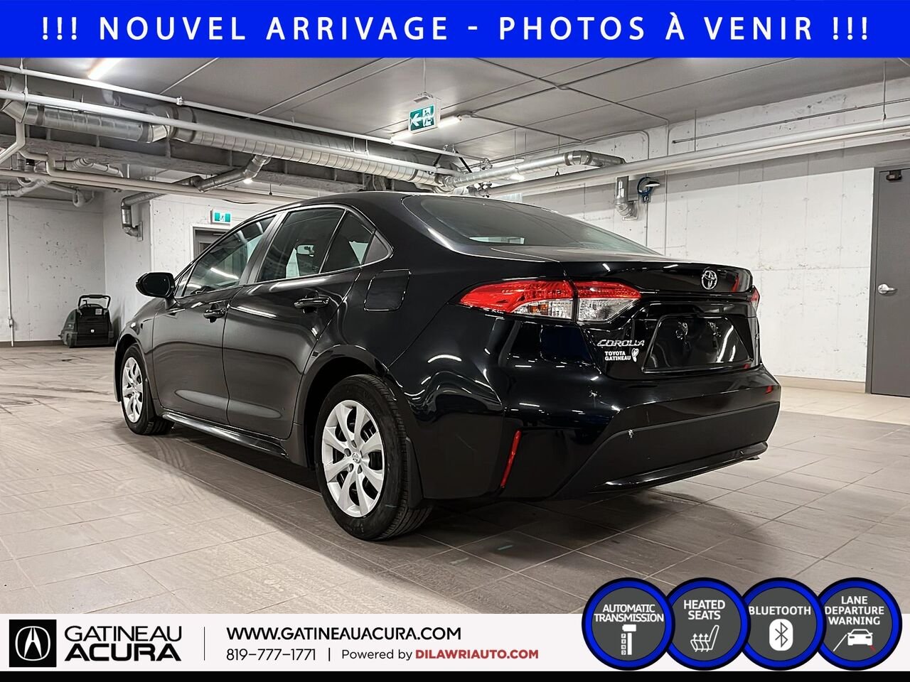 Toyota Corolla LE 2020 Noir Ottawa & Gatineau - photo #7