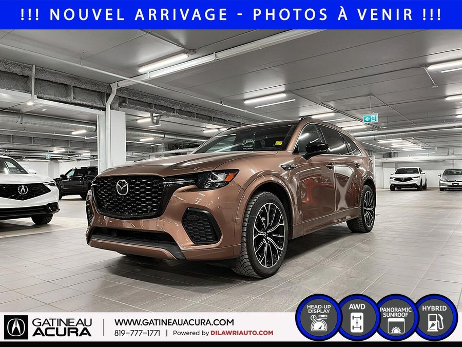 Mazda CX-70 hybride rechargeable *** UN PROPRIO + CLEAN CARFAX *** 2025 Brun