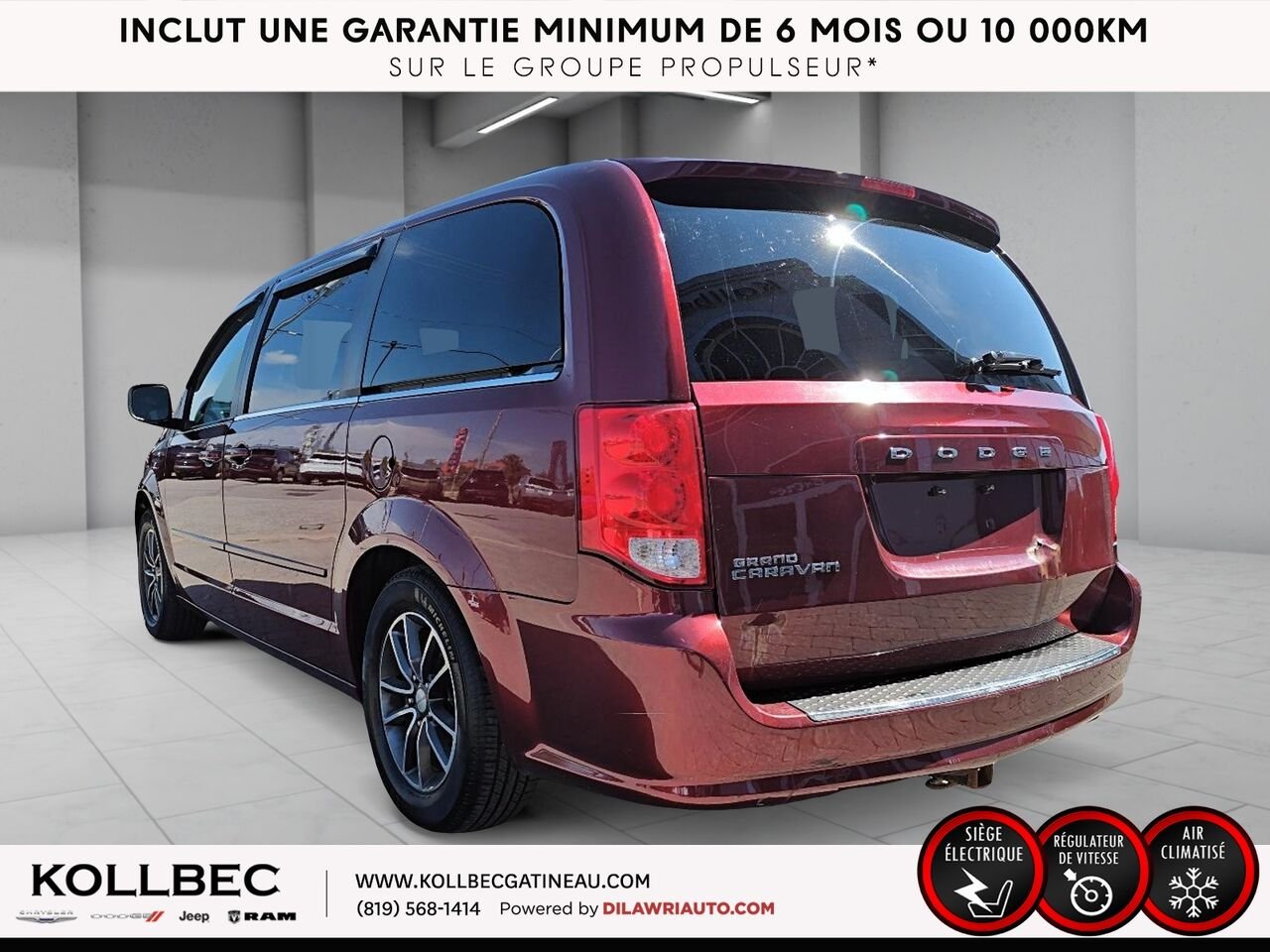 2017 DODGE GRAND CARAVAN SXT Premium Plus Red Ottawa & Gatineau - photo #17