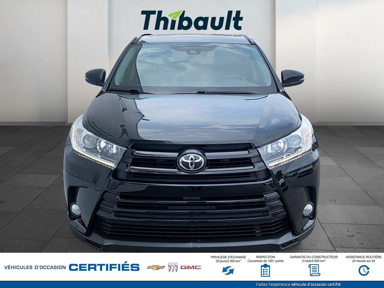 TOYOTA HIGHLANDER SE/XLE Traction intégrale 4 portes XLE 2017 Noir Montmagny - photo #1
