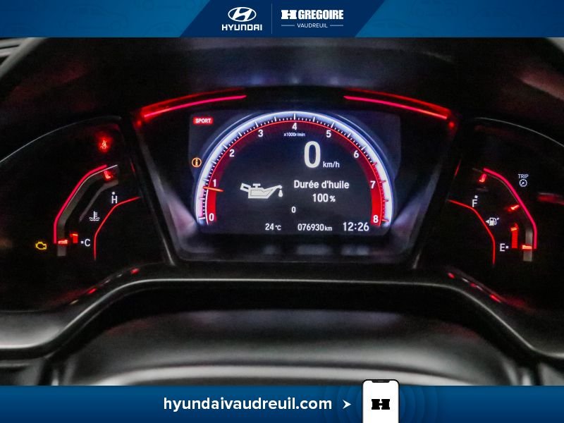 Honda Civic 2019 Rouge Blainville - photo #24