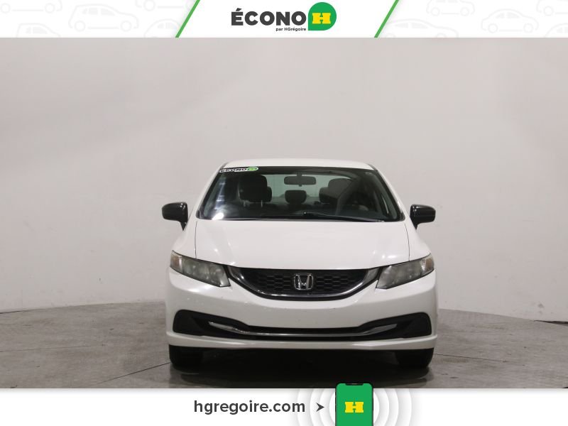 2014 Honda Civic White Blainville - photo #1