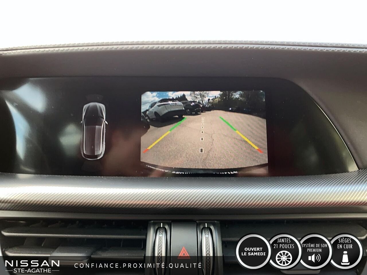 2022 Alfa Romeo Stelvio Veloce | CUIR ROUGE | TOIT PANORAMIQUE | AWD | Black Saint-Jérôme - photo #18