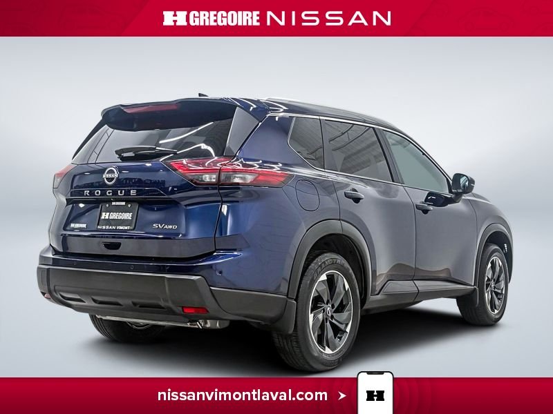 Nissan Rogue VM3579 | SV Moonroof AWD CARPLAY A PARTIR DE 2.99% 2024 Bleu Laval - photo #8
