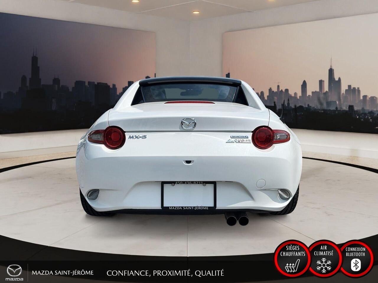 Mazda MX-5 RF 2023 Blanc Saint-Jérôme - photo #6