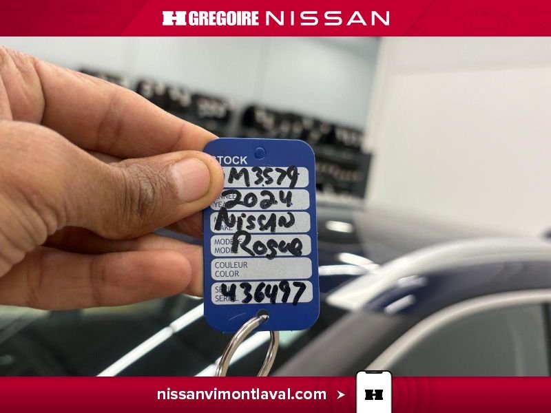 Nissan Rogue VM3579 | SV Moonroof AWD CARPLAY A PARTIR DE 2.99% 2024 Bleu Laval - photo #23