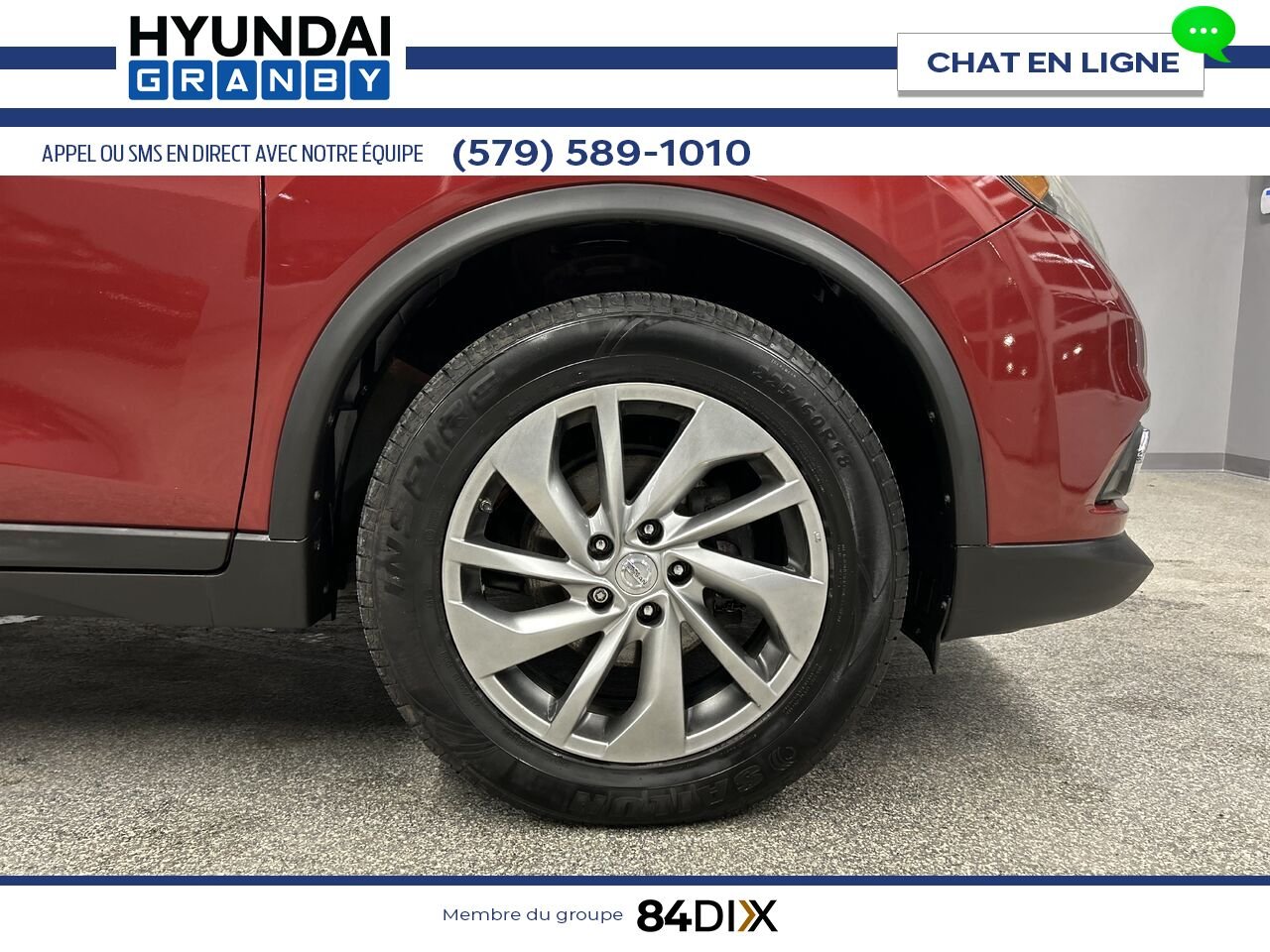 2014 Nissan Rogue Red Granby - photo #8