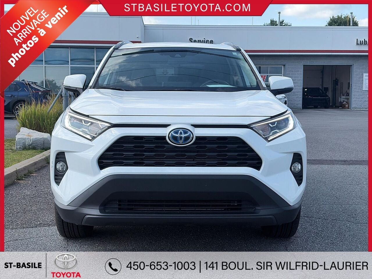 TOYOTA RAV4 Hybride 2020 Blanc Saint-Basile-le-Grand - photo #3