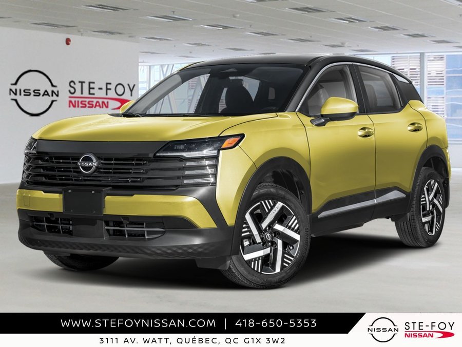 NISSAN Kicks K6074 2026 Jaune yuzu métallisé/Noir intense