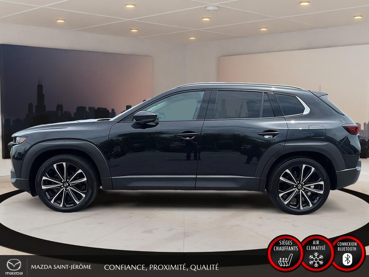 2024 Mazda CX-50 GT avec moteur turbo | TOIT PANORAMIQUE | CUIR | AWD | Black Saint-Jérôme - photo #10
