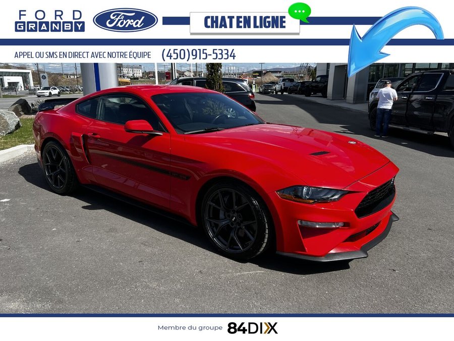 Ford Mustang GT à toit fuyant 2020 Rouge