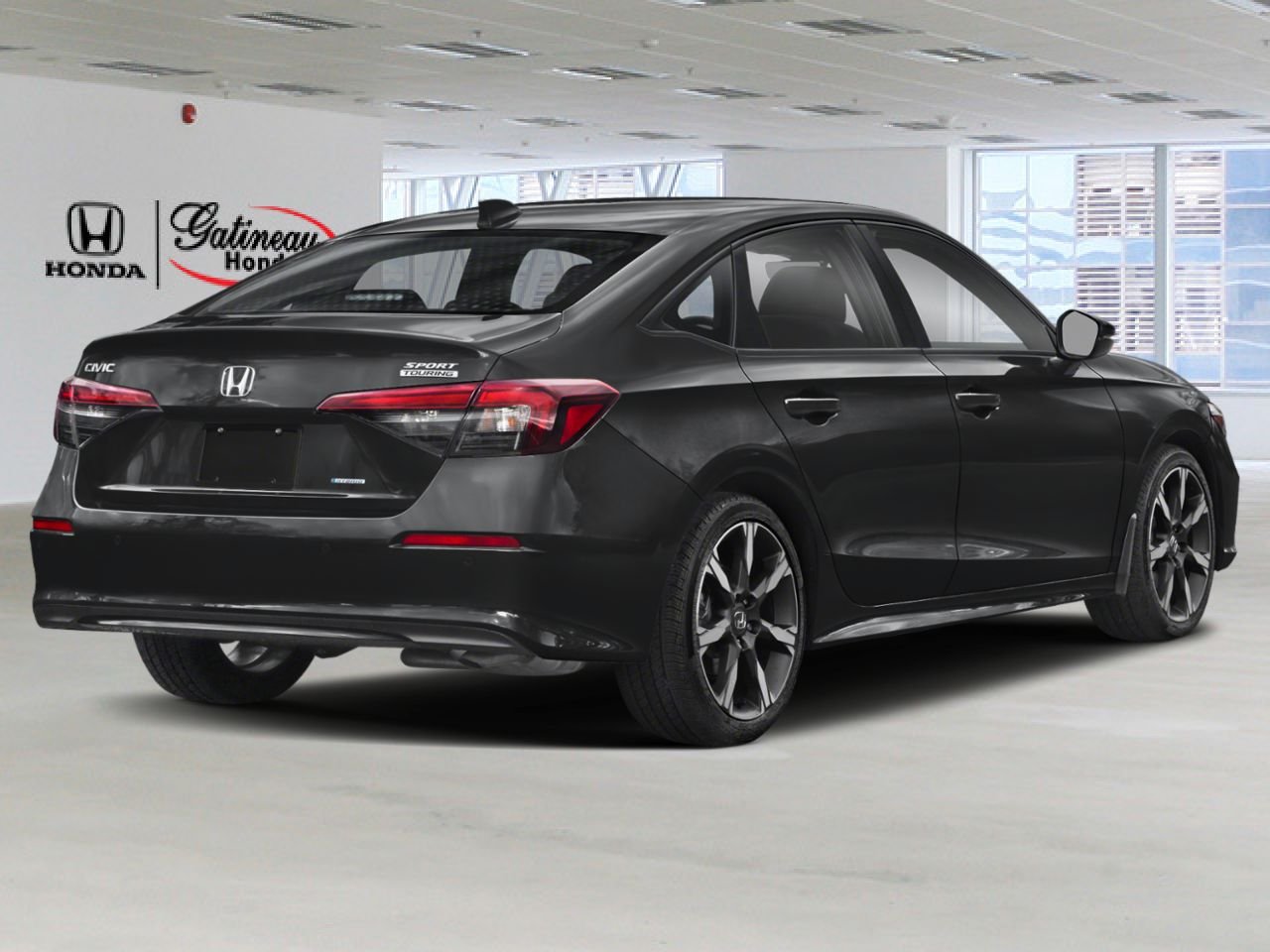 Honda Civic hybride berline Sport Touring eCVT 2026 Noir Gatineau - photo #1