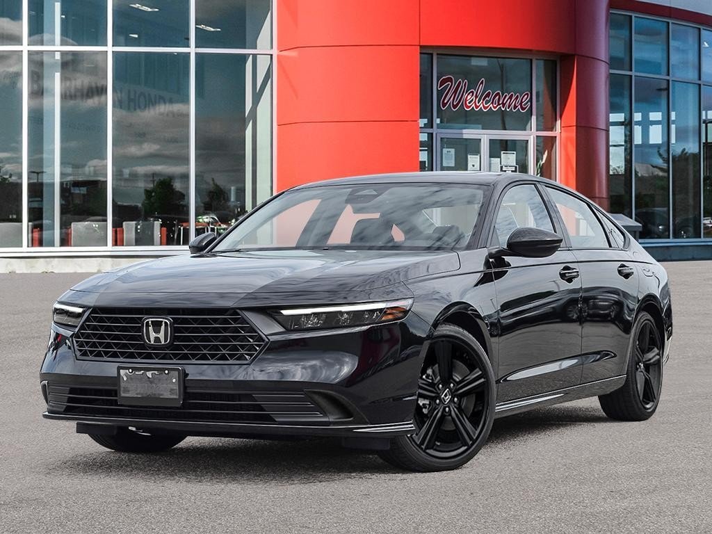 2026 Honda Accord Hybrid Sport-L eCVT Hybrid Sedan Crystal Black Pearl Ottawa & Gatineau - photo #0