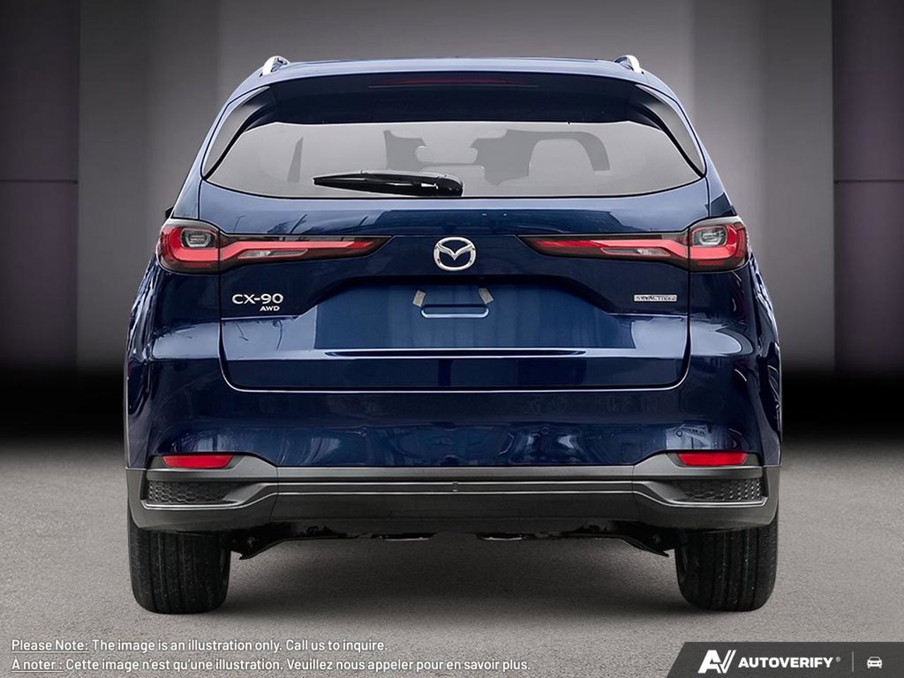 Mazda CX-90 hybride rechargeable JM3KKCHA9T1382410 2026 Bleu cristal foncé mica Mirabel - photo #4