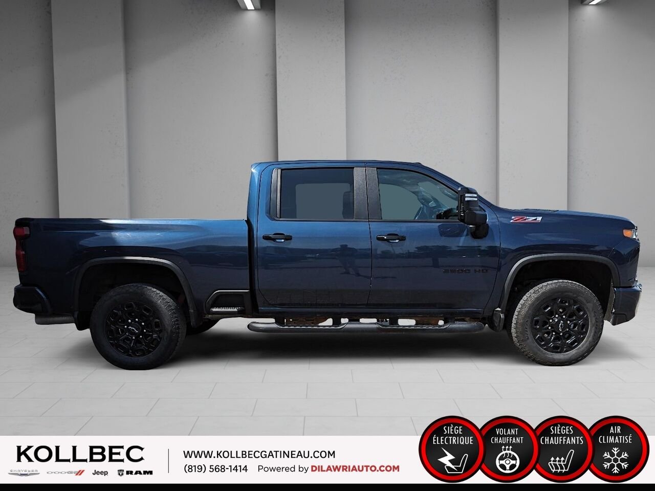 CHEVROLET SILVERADO 2500HD 26461 | LT Z71 CrewCab 4x4 2023 Bleu Gatineau - photo #13