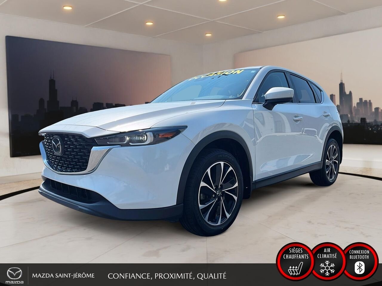 2023 Mazda CX-5 White Ste-Agathe des Monts - photo #0