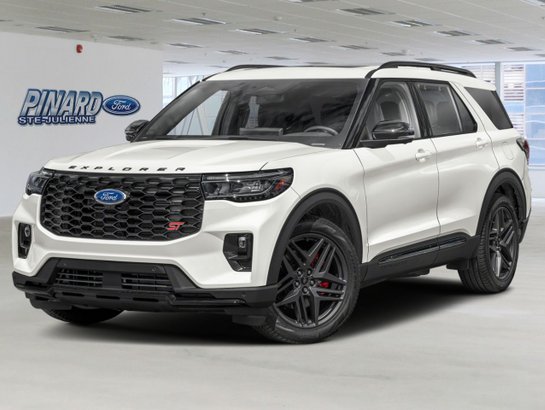 2026 Ford Explorer 2026 Star White Metallic Tri-Coat
