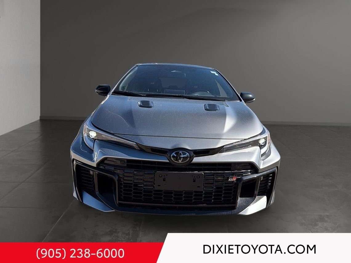 2025 Toyota GR Corolla Leather Interior, Heated Seats, Alloy Wheels, Heated Steering Wheel, Bluetooth Heavy Metal Mississauga - photo #1