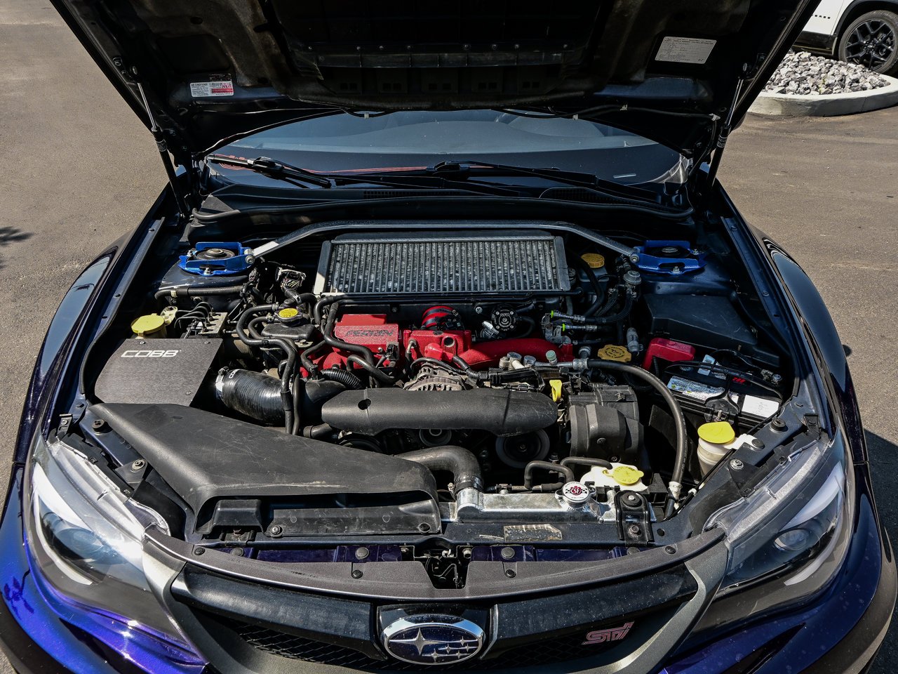 2011 Subaru Impreza 4dr Sdn WRX STI Blue Sherwood Park - photo #8